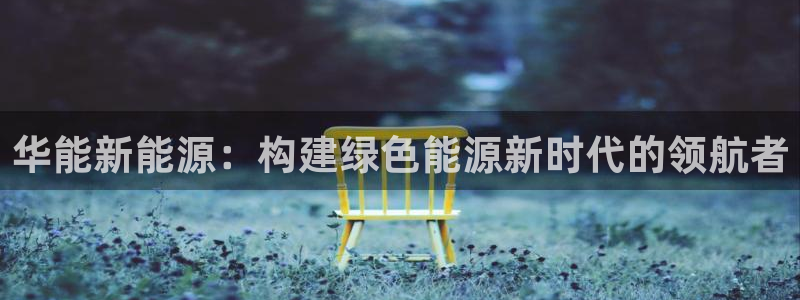 球盟会app网址多少号：华能新能源：构建